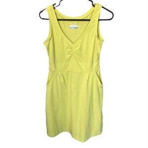 Columbia yellow lime green omni-wick tennis dress